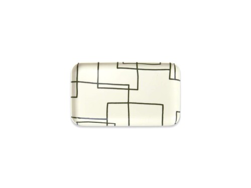 TATSU-CRAFT（タツクラフト） SR カスター トレー SS 21.5cm ラビリンス ホワイト 食洗機対応 電子レン..