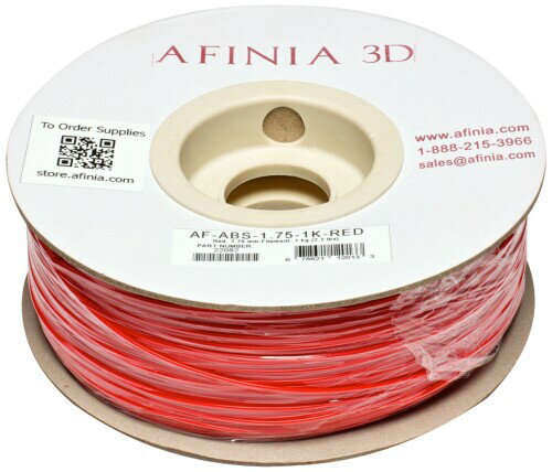 AFINIA（アフィニア） 純正バリューABSフィラメント レッド 1kg