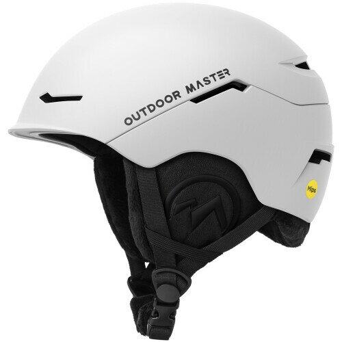 OUTDOORMASTER スキー ヘルメット MIPS スノーボード ヘルメット バイザー付き スノーヘルメット 通気スイッチ 全方位調整アジャスター 高密度EPS スキー用ヘルメット 3D保護クッション 取り