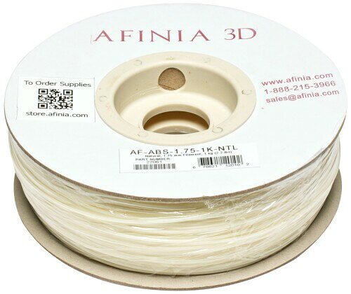 AFINIA（アフィニア） 純正バリューABSフィラメント ナチュラル 1kg
