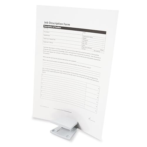 カール事務器 ペーパースタンド 原稿ホルダー クリップ 卓上 ホワイト A4対応 10枚 PS-20-W