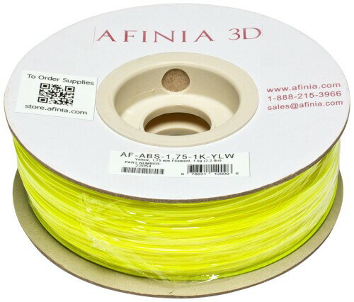 AFINIA（アフィニア） 純正バリューABSフィラメント イエロー 1kg