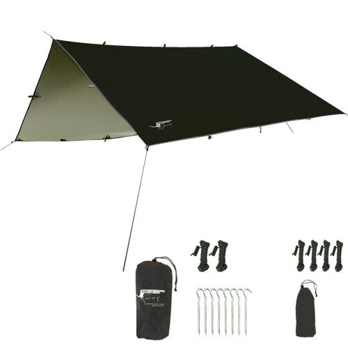 Eizer Camp(アイゼルキャンプ) タープ タープテント 1人用 2人用 防水 おしゃれ 3m ソロキャンプ 丈夫 ..