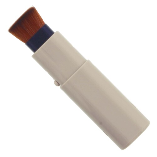 志々田清心堂 メイクブラシ スライドブラシ フラットブラシ 約11.9×3×2cm ベージュ PS- ...