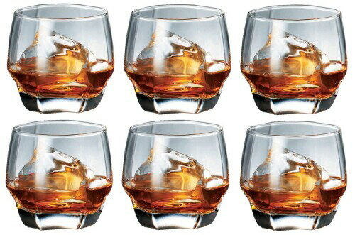 サントリーマーケティング ロックグラス クリア 340ml カリスマ 190-69 6個入り