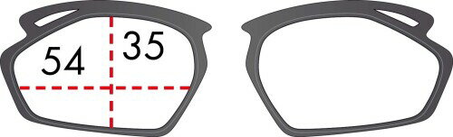 (RUDYPROJECT) ���󥰥饹�����ץ��� ���ȥ�ȥե饤 RX�����쥯�ȥ���å� ����� : 58mm��󥺽� : 40mm8�١���