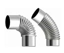 SoloWilder 煙突エルボー 90度 煙突パイプ 直径45度 2.36インチ/6cm ステンレススチール アウトドア キャンプ 薪ストーブ RV排気管 家庭用天然ガスパイプ
