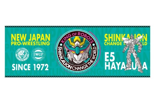 新日本プロレスリング フェイスタオル 新日本プロレス × シンカリオン チェンジ ザ ワールド コラボ 20..