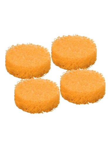 まめいた フライパン・鍋用 ハンディ スペア 約6.5×6.5×2cm イエロー 4個セット 裏表使える 取り換え ..