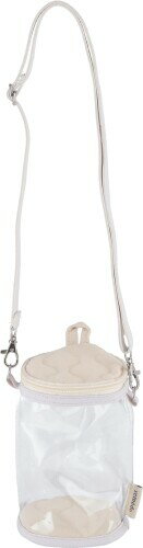 不二貿易 推し活グッズ ぬいぐるみバッグ 推しぬい 幅10.5×奥行9×高さ16.5cm アイボリー 推し活 収納 メンカラ 推しカラー ぬいぐるみ クリアバッグ グッズ remede ルメッド 53939 18766(3)