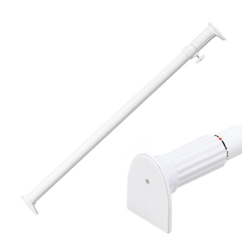 パークレーン つっぱり棒 ジャッキ式超強力タイプ M ホワイト 幅73~120cm 耐荷重55~33kg