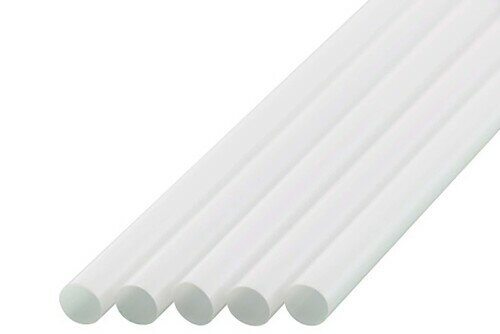 シバセ工業 569わらおストロー シェイク用 ストレート 口径7mm×21cm 包装なし 400本入 白 日本製