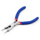 LEONTOOL 丸ペンチ 先細タイプ 刃付 切断可能 丸ヤットコ 多機能 丸やっとこ 131mm 丸曲げ加工 アクセサリー製作用 ワイヤーワーク ビーズ工具 手芸用品