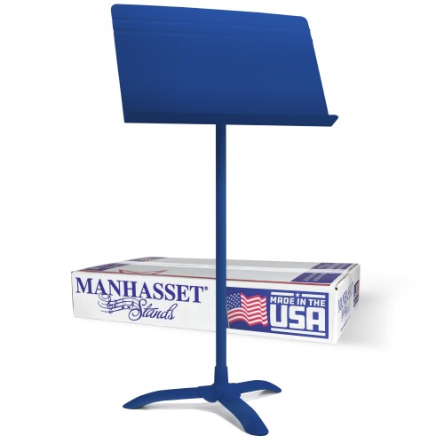 マンハセット Manhasset 譜面台 M48MBL シンフォニーモデル(Symphony Stand) カラー：マットブルー 4801MBL マンハセット譜面台の最もポピュラーなシンフォニーモデル。耐久性に優れ使い勝手の良さから多くのファンをつかんでいます。 マンハセットの譜面台には高さ調節のネジやノブはついていません!独自の「マジック・フィンガー・クラッチ」は片手で操作しても止めた位置でロックがかかり、 どの高さで分厚いスコアを置いても安定して使用できます。 マンハセットの譜面台は永久保証!保証の規定については、ページ内の「マンハセット譜面台 製品保証規定」をご確認ください。 優れた耐久性と卓越した品質で、学校教育の場からプロのオーケストラまで幅広い層に愛用されているマンハセットの譜面台。抜群の使いやすさで、幅広音楽シーンで活躍しています。 譜面部:スタンダード仕様　高さ調節:77〜134cm　重量:2.4kg　付属:組み立て用レンチ マンハセット　Manhasset　譜面台　M48MBL　シンフォニーモデル(Symphony Stand) 　カラー:マットブルー　4801MBL マンハセット譜面台の最もポピュラーなシンフォニーモデル。耐久性に優れ使い勝手の良さから多くのファンをつかんでいます。 マンハセットの譜面台には高さ調節のネジやノブはついていません! 独自の「マジック ■フィンガー ■クラッチ」は片手で操作しても止めた位置でロックがかかり、 どの高さで分厚いスコアを置いても安定して使用できます。 マンハセットの譜面台は永久保証! 保証の規定については、ページ内の「マンハセット譜面台 製品保証規定」をご確認ください。 優れた耐久性と卓越した品質で、学校教育の場からプロのオーケストラまで幅広い層に愛用されているマンハセットの譜面台。抜群の使いやすさで、幅広音楽シーンで活躍しています。 譜面部:スタンダード仕様　高さ調節:77~134cm　重量:2.4kg　付属:組み立て用レンチ MANHASSET M48 SYMPHONY STAND MATTE BLUE 商品コード62078361283商品名マンハセット Manhasset 譜面台 M48MBL シンフォニーモデル(Symphony Stand) カラー：マットブルー 4801MBL型番LB416LUDカラーマットブルー※他モールでも併売しているため、タイミングによって在庫切れの可能性がございます。その際は、別途ご連絡させていただきます。※他モールでも併売しているため、タイミングによって在庫切れの可能性がございます。その際は、別途ご連絡させていただきます。