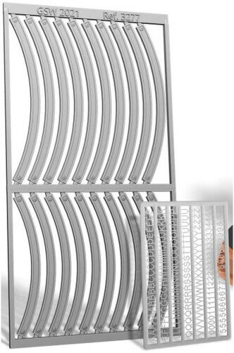 グリーンスタッフワールド ネーミングプレートセット ロングタイプ プラ製文字付 ホビー用素材 GSWD-3277(3)