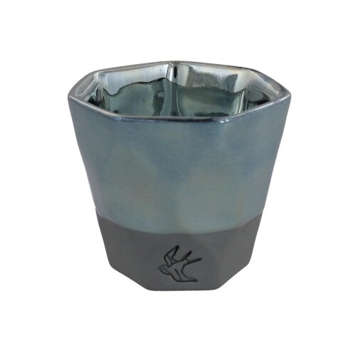 EAST table（イーストテーブル）ぐい呑 つばめ工房 プラチナブルー 80cc 日本製 レンジ対応 食洗機対応 89-012