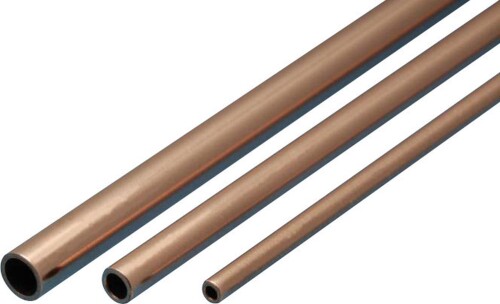 アルビオンアロイズ(Albion Alloys) 銅 丸パイプ 4.0・5.0・6.0mm 3本組 ホビー用素材 AALSFT14