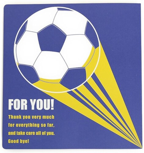 フルタック 色紙 寄せ書き 学校色紙 サッカー AR0819069