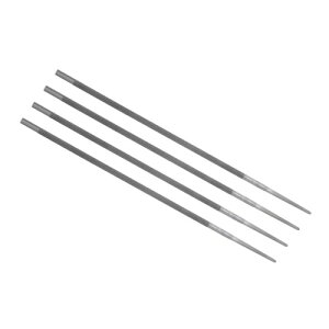 CoCud チェーンソーファイル 7/32"ファイルティース 9.65"全長 高炭素鋼ダブルカットシャープナー (用途:オブジェクト修理用) 4個セット