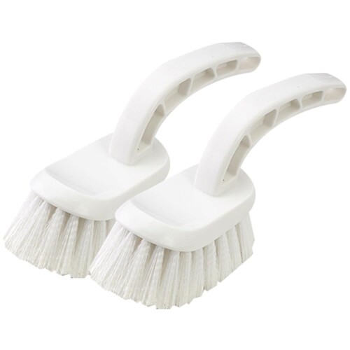ナチハマ(Nachihama) バスブラシ アイボリー×2セット