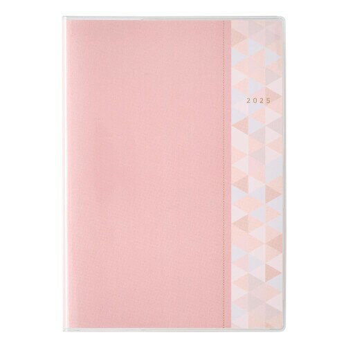 9904 4月始まりペイジェムマンスリーB6-iアイダにメモ日曜(ピンク)