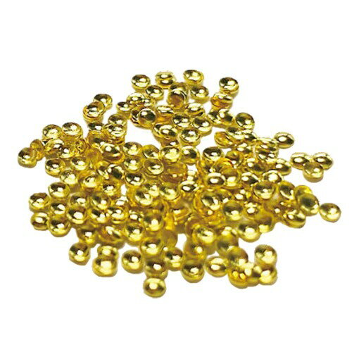 KiraNail(キラネイル) 半球型くりぬきスタッズ サイズ:1.0mm ゴールド 1,000P
