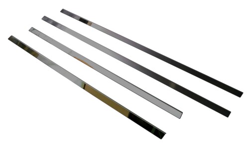 BRIGHTZ ライトエースバン S402M S412M 超鏡面ステンレスブラックメッキウィンドウモール 4PC S402 S412 402 412 ライトエース バン 18341