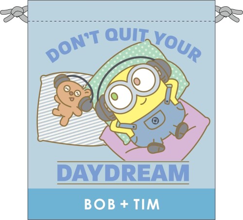 高波クリエイト 巾着S ミニオン 通園 通学 習い事