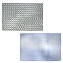 (MILASIC) ランチョンマット コットン 小学校 2枚セット 大きめサイズ 大判 給食 ランチクロス テーブルクロス テーブルマット 給食 子供 子ども ...