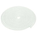 PATIKIL 4Mx8mm 丸編みロープ ガラスファイバー ガラス繊維 高温ストーブガスケットシール ボイラー炉オーブン窯鋳造用 ホワイト