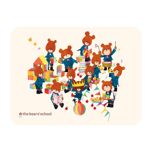 グルマンディーズ くまのがっこう マウスパッド しゅうごう KG-273B