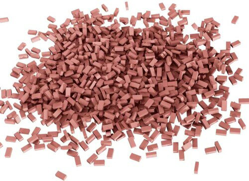 グリーンスタッフワールド 1/35 ジオラマ素材 模型用レンガセット 赤 500個パック ミニチュア用アクセ..