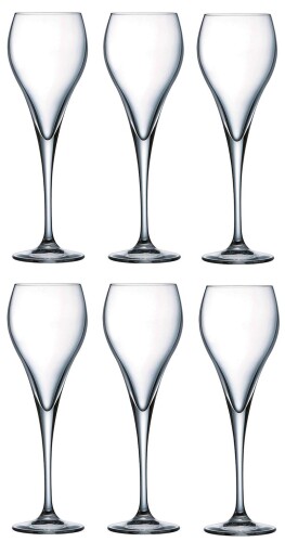 サントリーマーケティング シャンパングラス クリア 160ml ブリオ フルート 147-70 6個入り