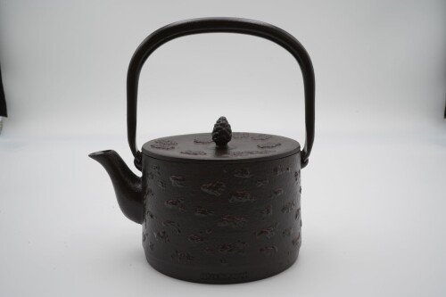 砺波商店 鉄瓶 桜皮 寸胴型 日本製 南部鉄器 IH対応 直火対応 高品質 旅館 業務用