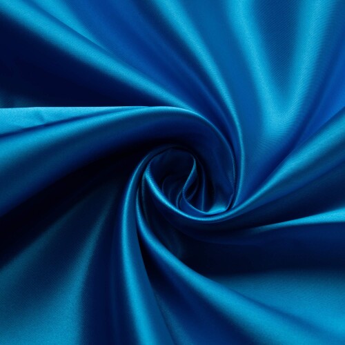 東レ シルック サテン 生地 約122cm×2mカット Col.33 ブルー系 T880-2