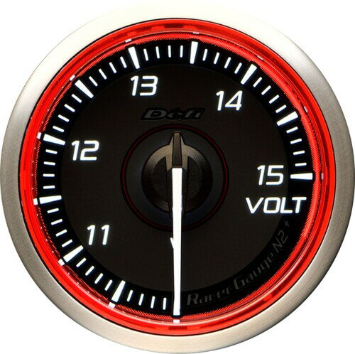デフィ(Defi) 日本精機 Racer GaugeN2+ 52 VOLT RED DF19402
