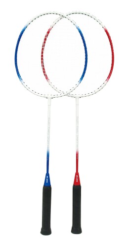 サクライ貿易(SAKURAI) エンジョイファミリー バトミントン ラケット 2本組 カバー付 シャトルコック付き EFS-201W