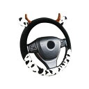 ハンドルカバー 冬 車用ハンドルカバー 汎用型 女性用 可愛いハンドルカバー 軽自動車 ステアリングカバー 暖かい ふわふわ ソフト 防寒 滑り止め ステアリングホイールカバー おしゃ