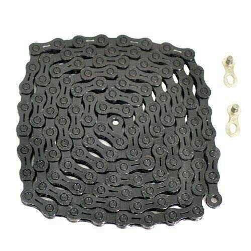 YBN 11 Speed Chain 120 Link w/Power Lock for Shimano Sram Campagnolo, Black #ST1753