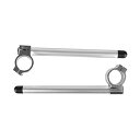 HLJSDZ オートバイ 7/8 "22 ミリメートル CNC クリップオンハンドルバーチューブフォーククリップ 31/32/33/35/36/37/38/39/41/43/45/47/48/50/51 ミリメートル (銀, 41mm)