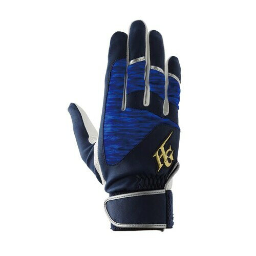 HI-GOLD ハイゴールド 昇華 バッティング手袋 MH-10 ブルー Lサイズ (26~27cm)