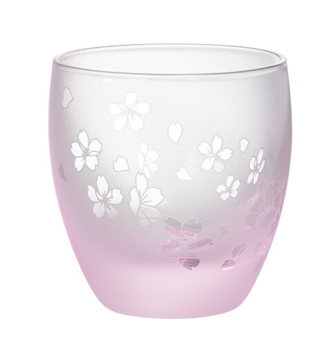 大塚硝子 桜の舞 ガラス 丸酒杯 11S138 Φ57×H61mm