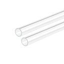 DMiotech 2個 13 mm x 15mm 300mm クリア アクリルパイプ 硬い プラスチックチューブ 水族館水パイプ 水冷システム配管用