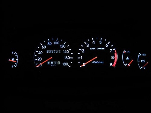 SPRINTER_TRUENO(スプリンタートレノ) / COROLLA_LEVIN(カローラレビン) メーター用超拡散LEDセット (カラー)スーパーホワイト AE101-LW