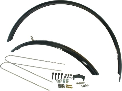 サイクルデザイン(cycledesign) 自転車 フェンダー 泥よけ フルフェンダー 前後セット 26インチ ブラック