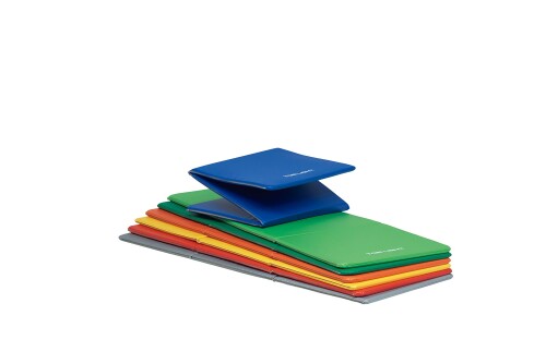 エクササイズマットF180 H7477DG 60×180×2cm 三つ折り ストレッチ ヨガ フィットネス トーエイライト