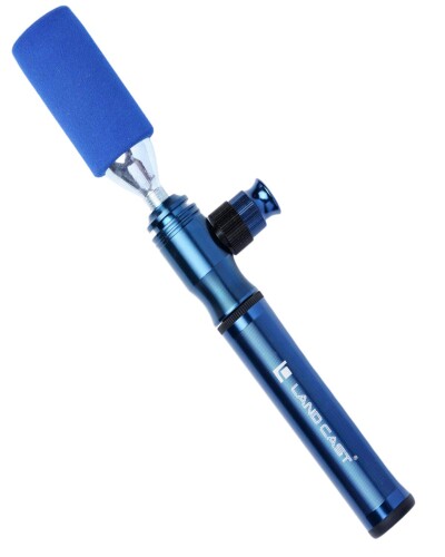 LANDCAST 空気入れ Co2ボンベも使えるハイブリッド 携帯ポンプ 300psi 自転車 携帯 Co2 ボンベ 仏式・米式 ロードバイク・クロスバイクに軽い力で高圧まで空気が入る