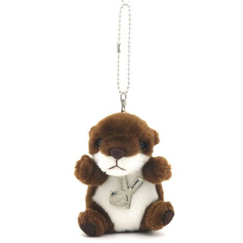 テイクオフ カワウソ ぬいぐるみ ストラップ イニシャルチャーム 天使のいたずらシリーズ
