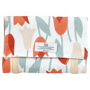 Wpc. Patterns はっ水トラベルポーチ ブルーミングチューリップレッド W137-331-204