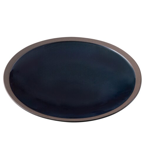 西海陶器(Saikaitoki) 波佐見焼 筒山太一窯 プレート パスタ皿 カレー皿 22cm 宵 日本製 32063